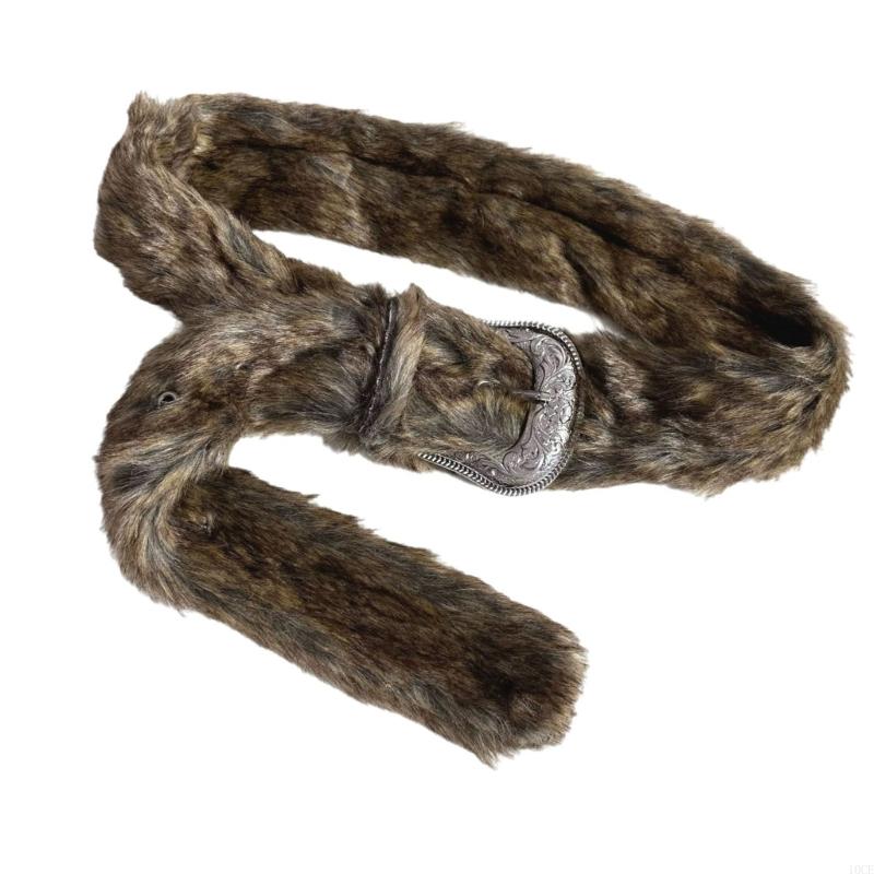 Women Accessories Description - s Kürklü Peluş Kış Kemer Aksesuar