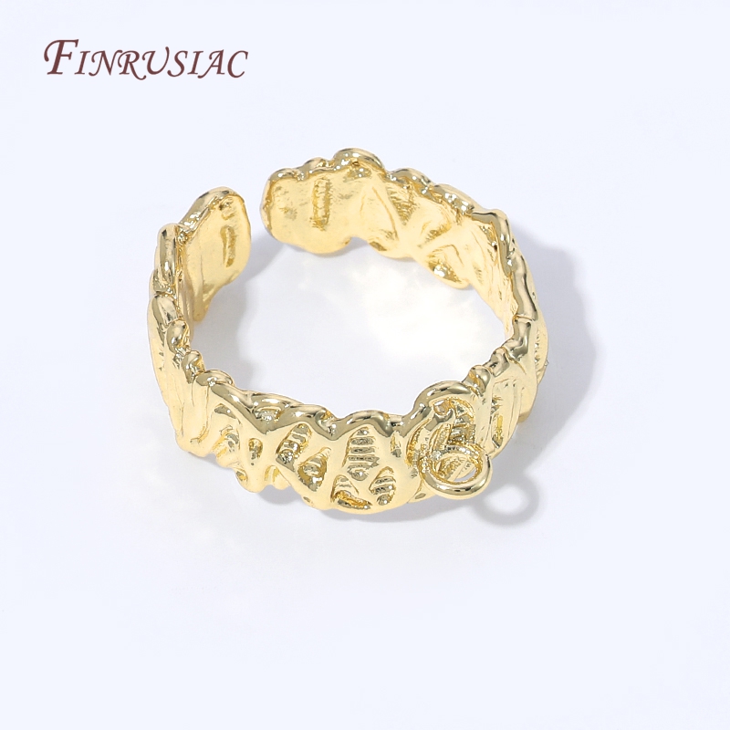 Ring Set Adjustable - 18 Ayar Altın Kaplama Açık Ayarlanabilir
