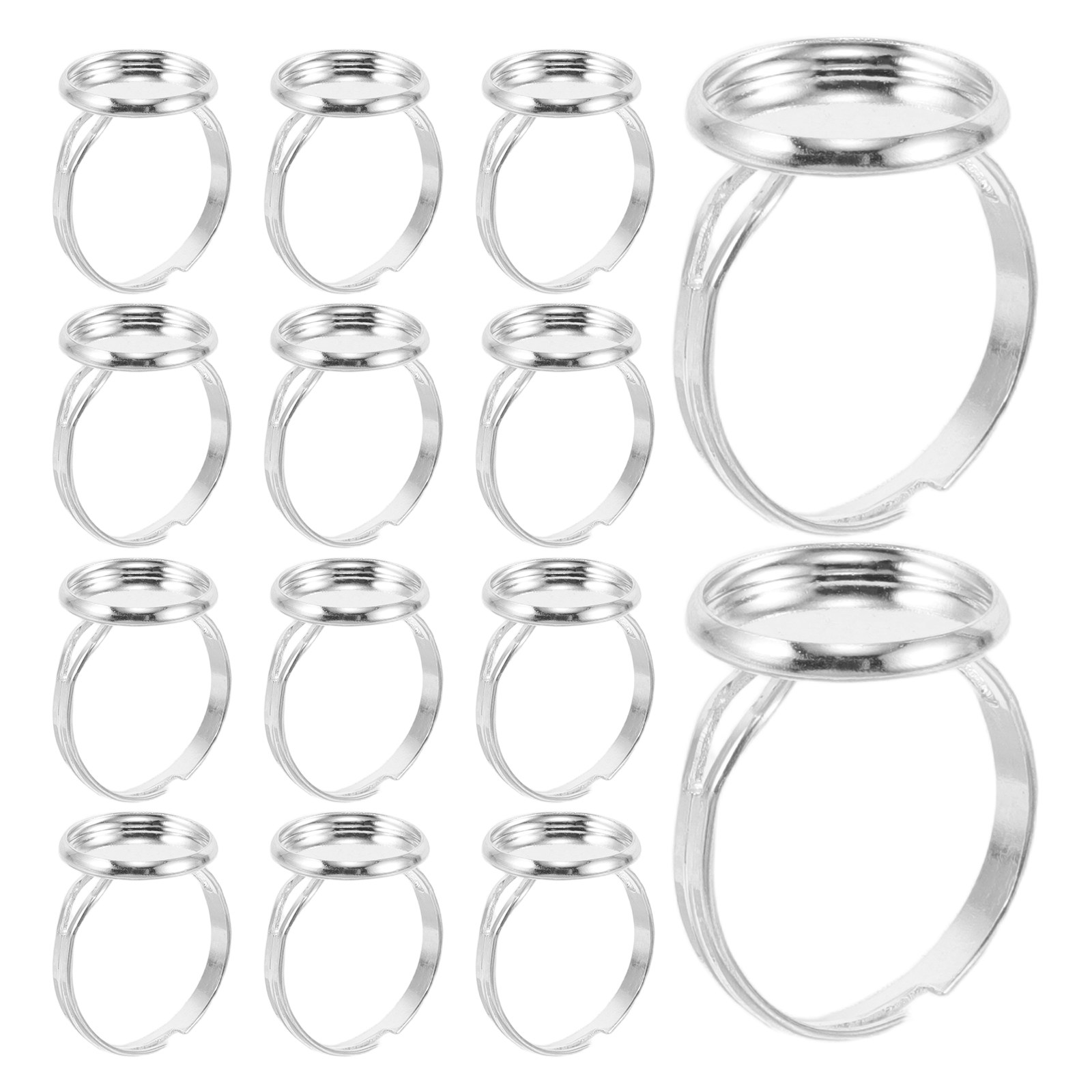Ring Set Adjustable - 60 Adet Ayarlanabilir Yüzük Tabanı Boş