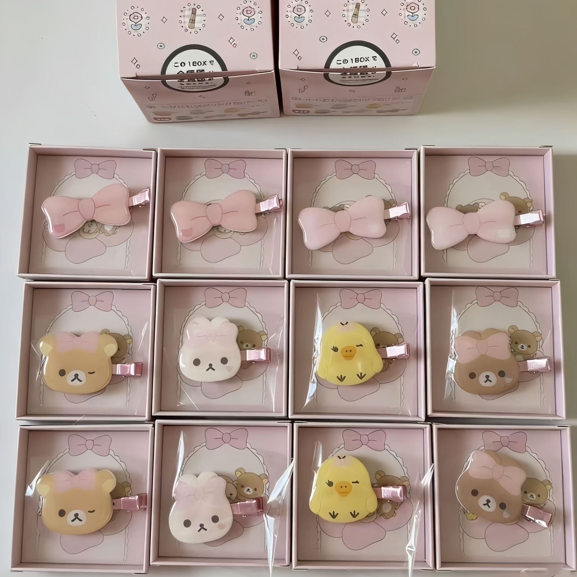Women Accessories Gift Box - Y2K Ayı Tavşan Civciv Hayvan Saç