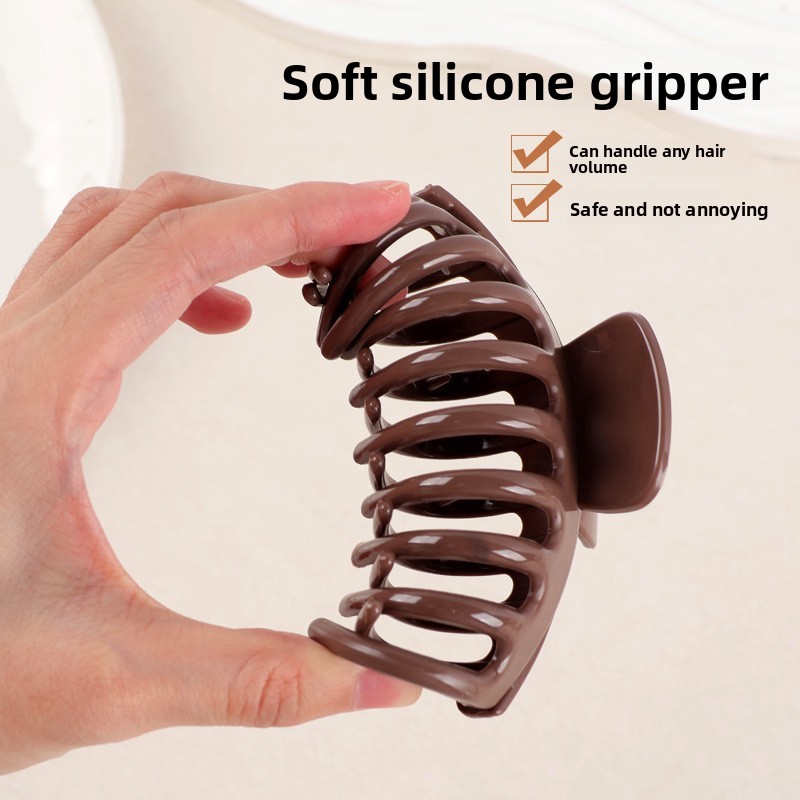 Women Accessories Dropshipping - Yumuşak Silikon Köpekbalığı Tokası Güvenli Saç