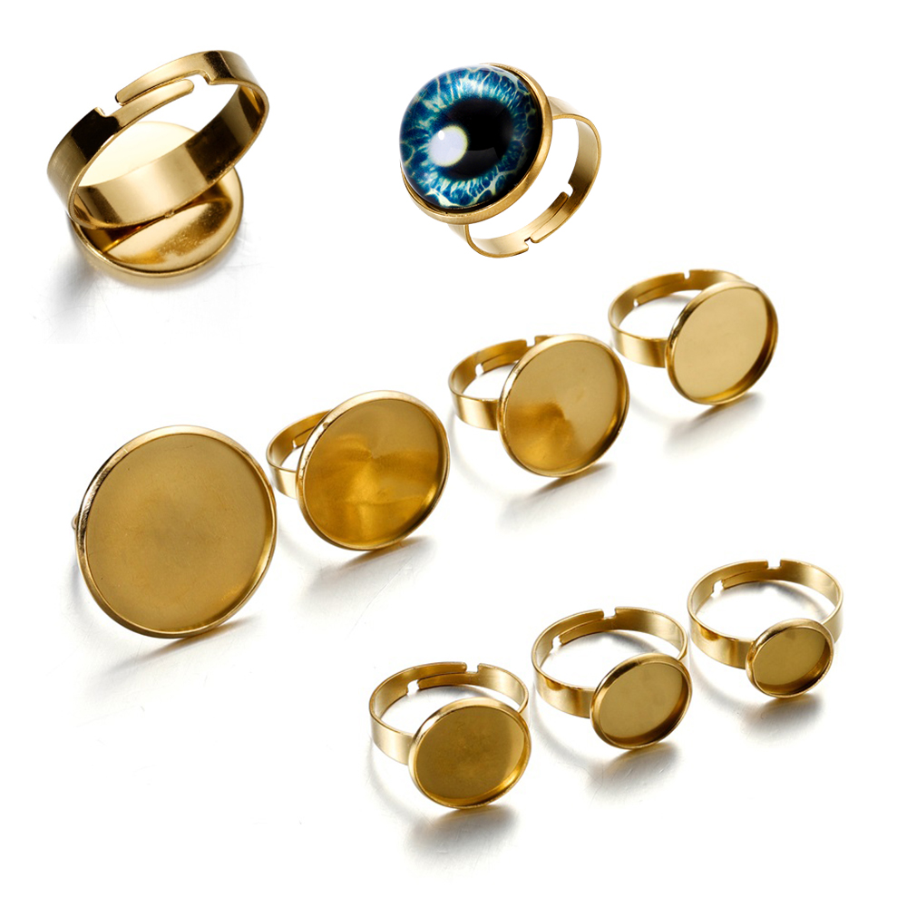 Ring Set Adjustable - 10 adet Paslanmaz Çelik Ayarlanabilir Boş