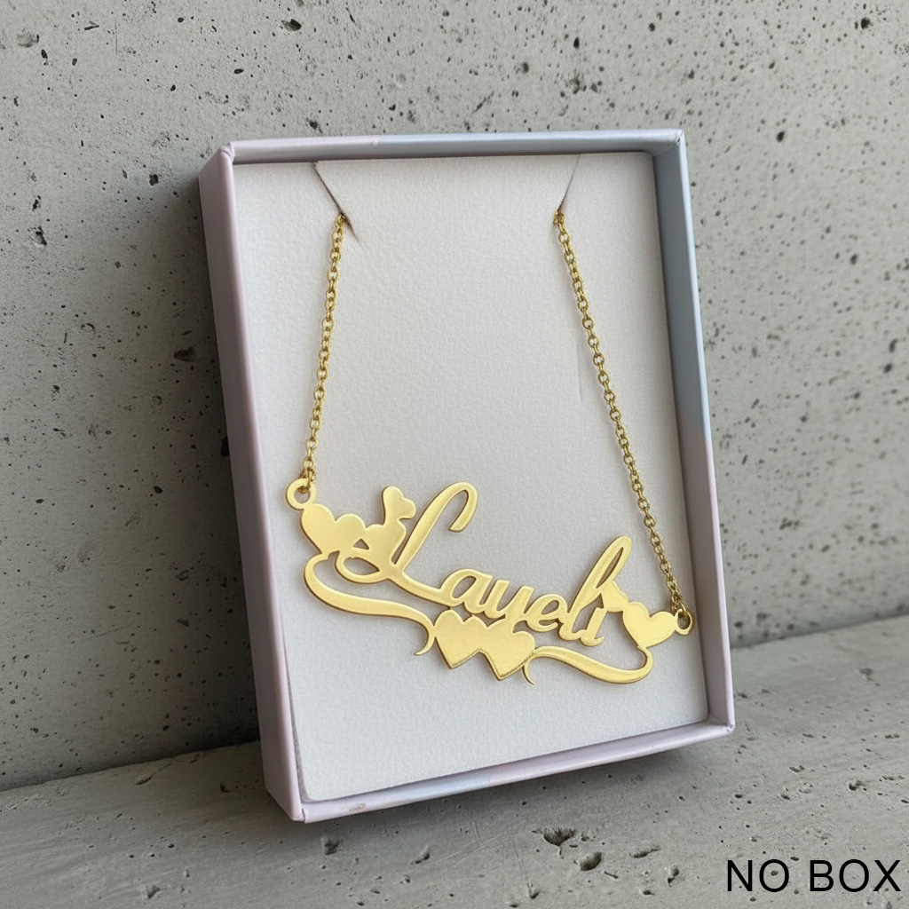 Women Accessories Gift Box - Paslanmaz Çelik El Yapımı Özel İsim
