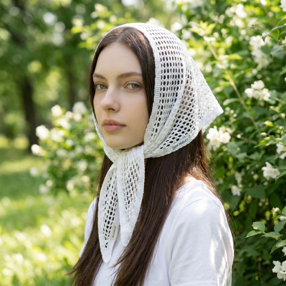 Zarif Düz Renk Üçgen Şal Y2K B - Women'S Korean Accessories incelemesi ve fiyatı