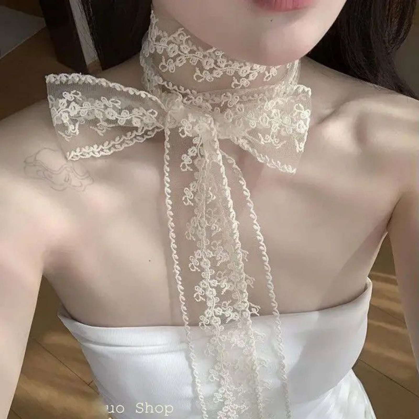 Kore Ins Beyaz Dantel Şerit Eş - Women'S Korean Accessories incelemesi ve fiyatı