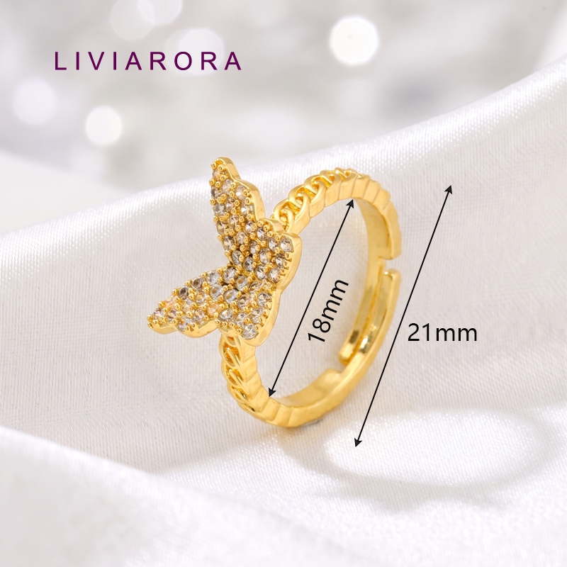1/2/4 Adet 18K Altın Kaplama P - Ring Set Adjustable incelemesi ve fiyatı