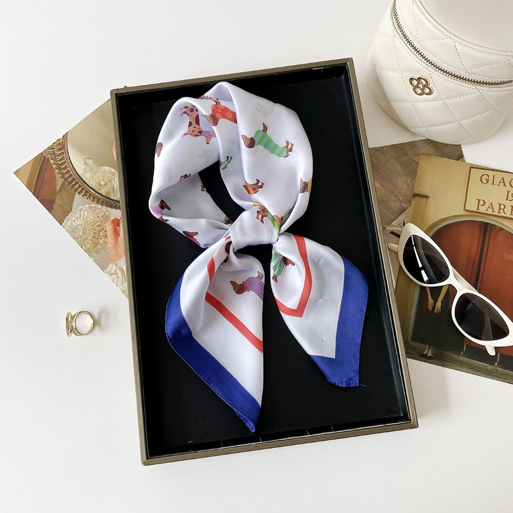 Baskılı Dachshund Baskı Baskı  - Women'S Korean Accessories incelemesi ve fiyatı