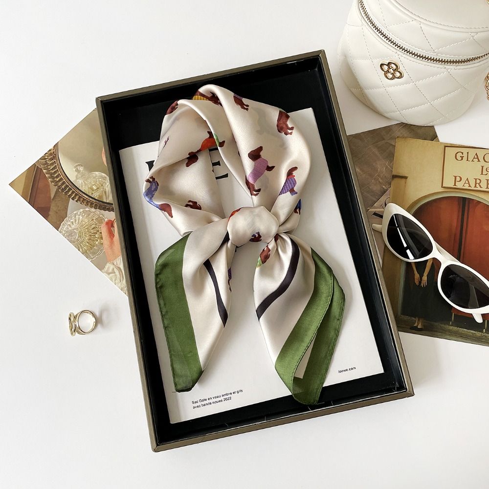 Baskılı Dachshund Baskı Baskı  - Women'S Korean Accessories incelemesi ve fiyatı