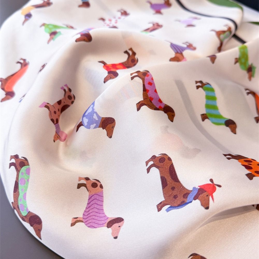 Baskılı Dachshund Baskı Baskı  - Women'S Korean Accessories incelemesi ve fiyatı