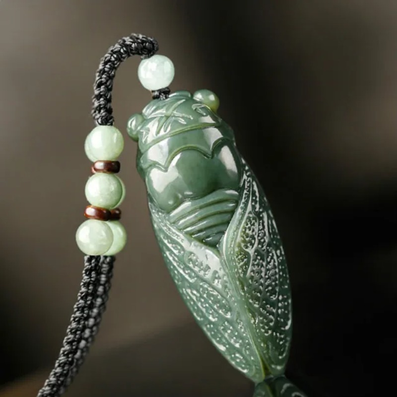 Doğal Hetian yeşim Cicada koly - Women Accessories For Hand incelemesi ve fiyatı