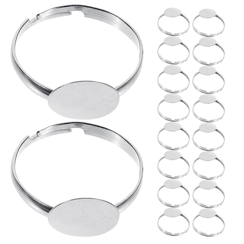 50 adet boş yüzük tabanı, takı - Ring Set Adjustable incelemesi ve fiyatı