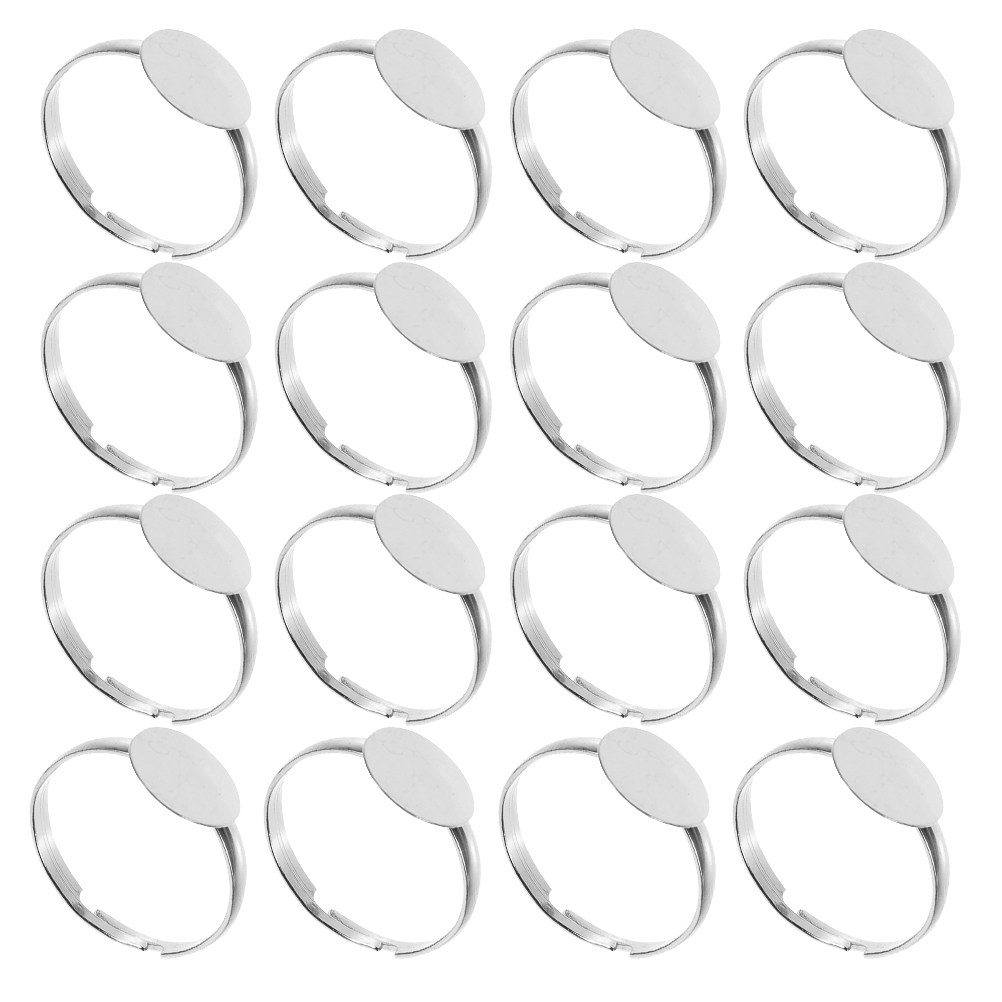 50 adet boş yüzük tabanı, takı - Ring Set Adjustable incelemesi ve fiyatı