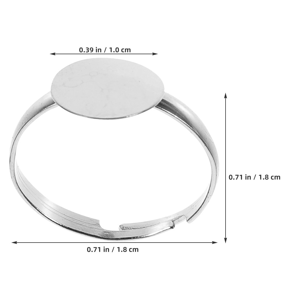 50 adet boş yüzük tabanı, takı - Ring Set Adjustable incelemesi ve fiyatı