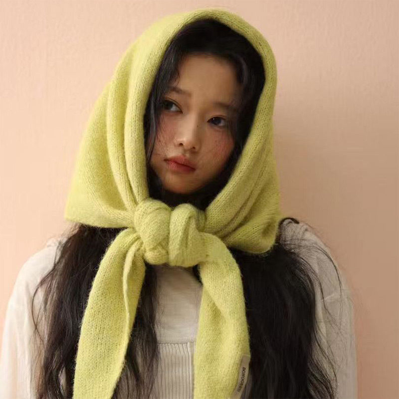 Kore Yün Örme Üçgen Şal Kış Sı - Women'S Korean Accessories incelemesi ve fiyatı