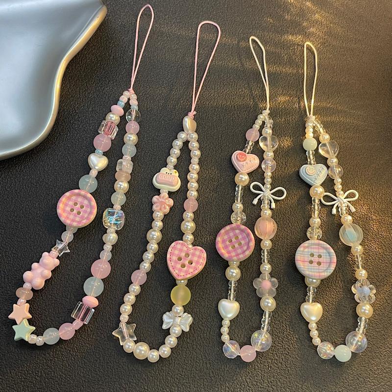 Şirin Kore Pembe Düğmeli 3D Bo - Women'S Korean Accessories incelemesi ve fiyatı