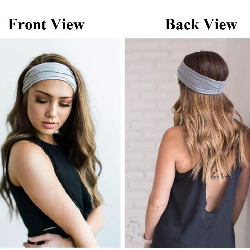 Yeni düz renk elastik saç band - Women'S Exercise Accessories incelemesi ve fiyatı