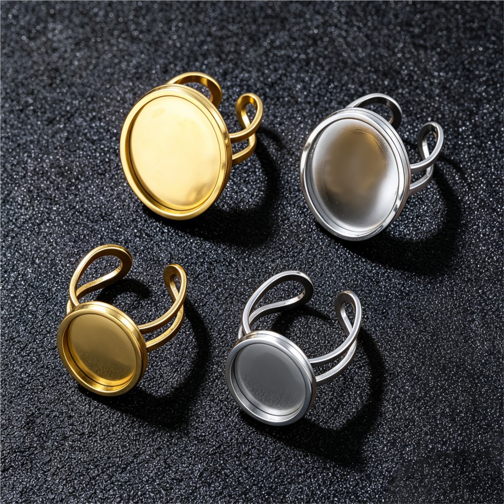 2 adet Paslanmaz Çelik Kare Dü - Ring Set Adjustable incelemesi ve fiyatı