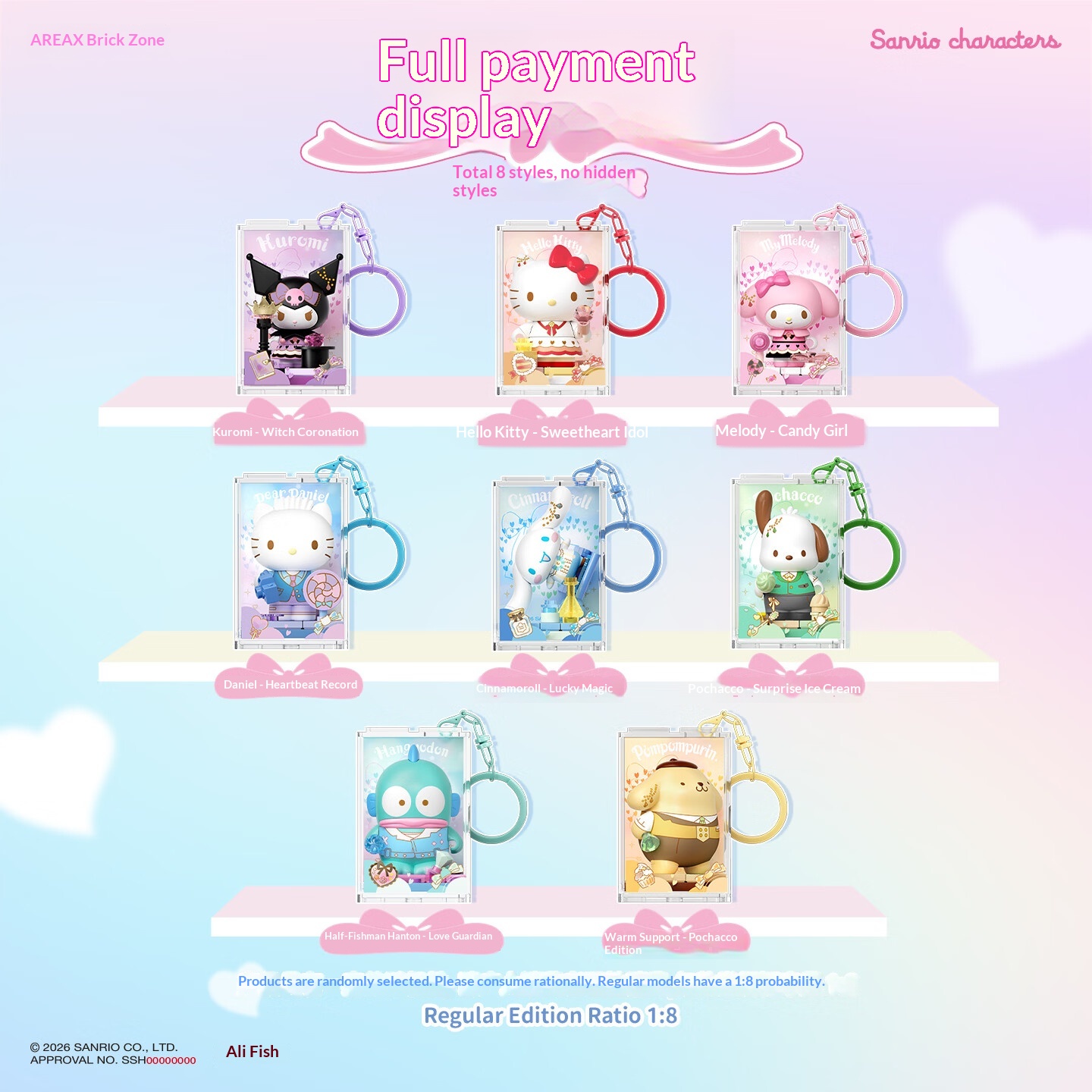 Areax Sanrio Karakterleri Yapı - Women Accessories Gift Box incelemesi ve fiyatı