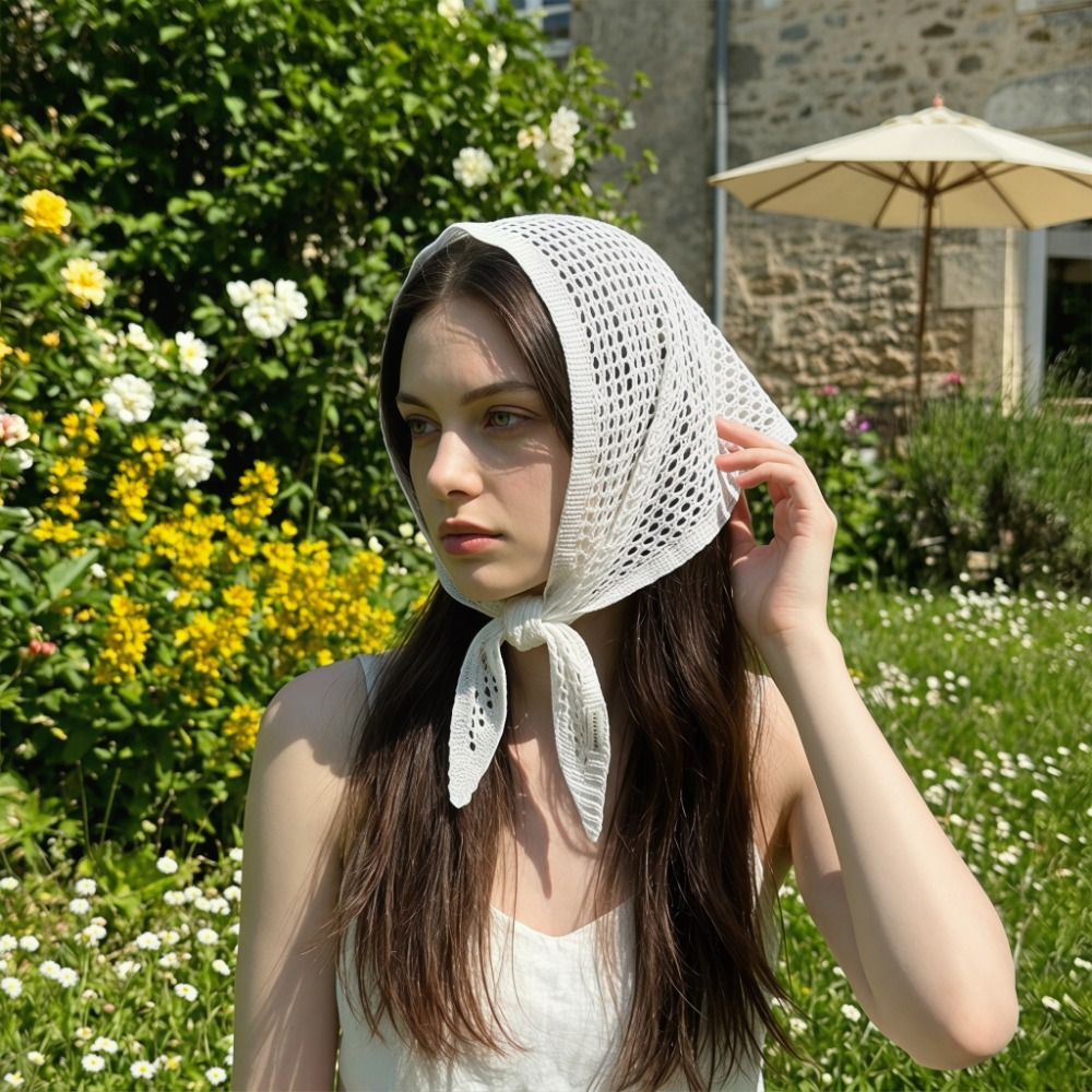 Düz Renk Üçgen Şal Y2K Kore Ör - Women'S Korean Accessories incelemesi ve fiyatı