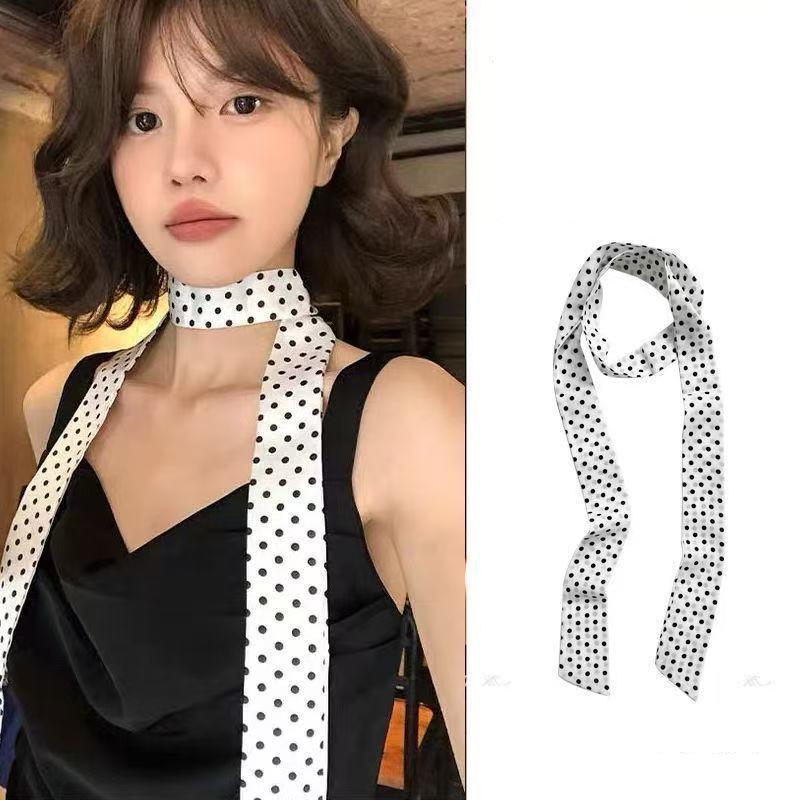 Moda Puantiyeli İpek Eşarp Çok - Women'S Korean Accessories incelemesi ve fiyatı