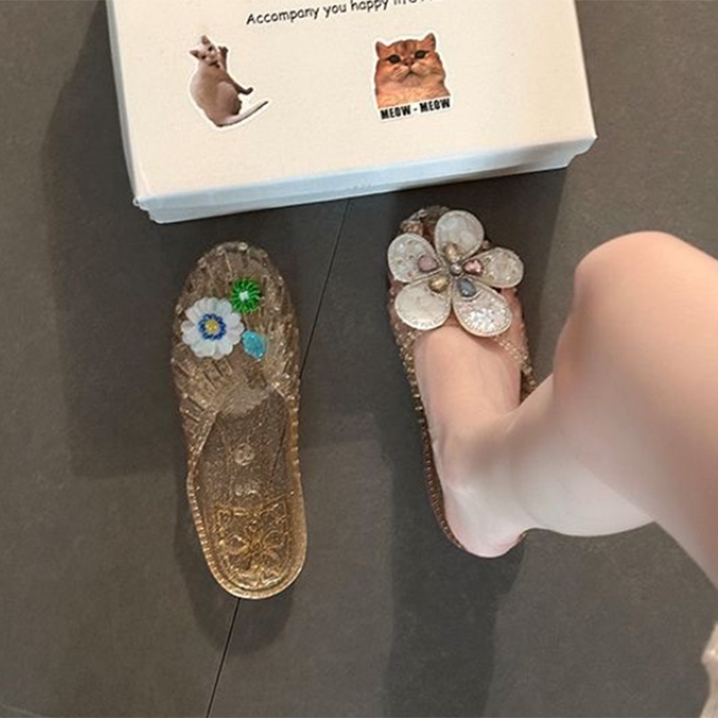 Kore Kristal Çiçek Jöle Ayakka - Women'S Korean Accessories incelemesi ve fiyatı