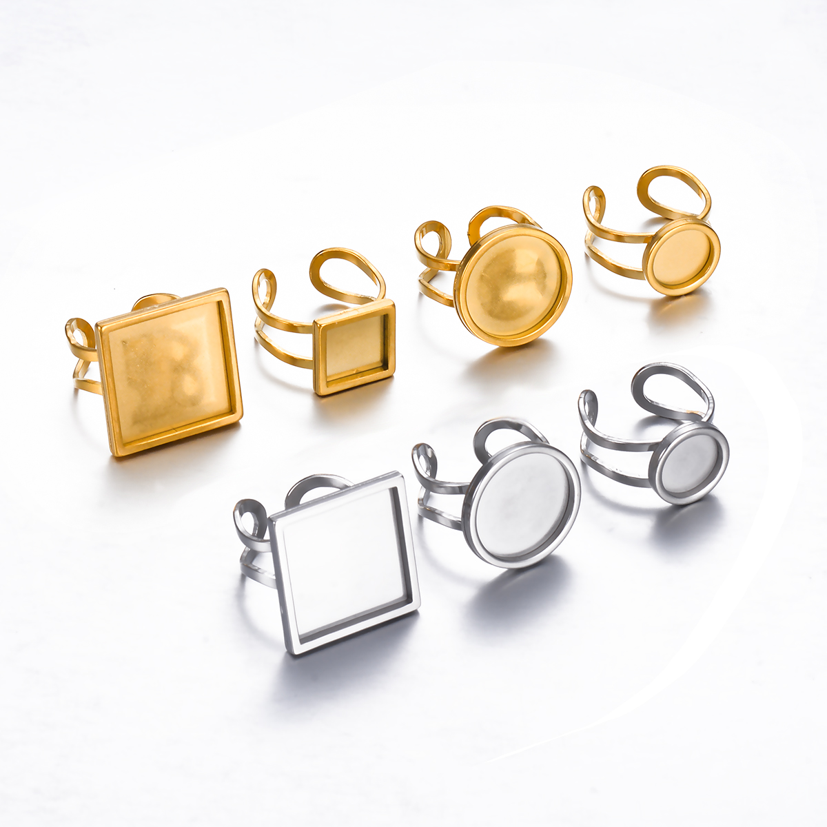 4 adet paslanmaz çelik ayarlan - Ring Set Adjustable incelemesi ve fiyatı