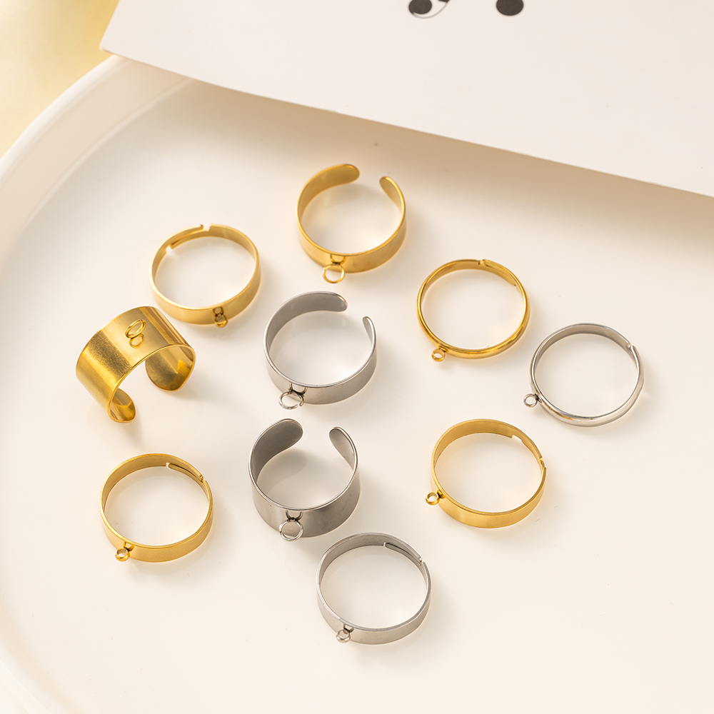 5 adet/grup Paslanmaz Çelik Al - Ring Set Adjustable incelemesi ve fiyatı