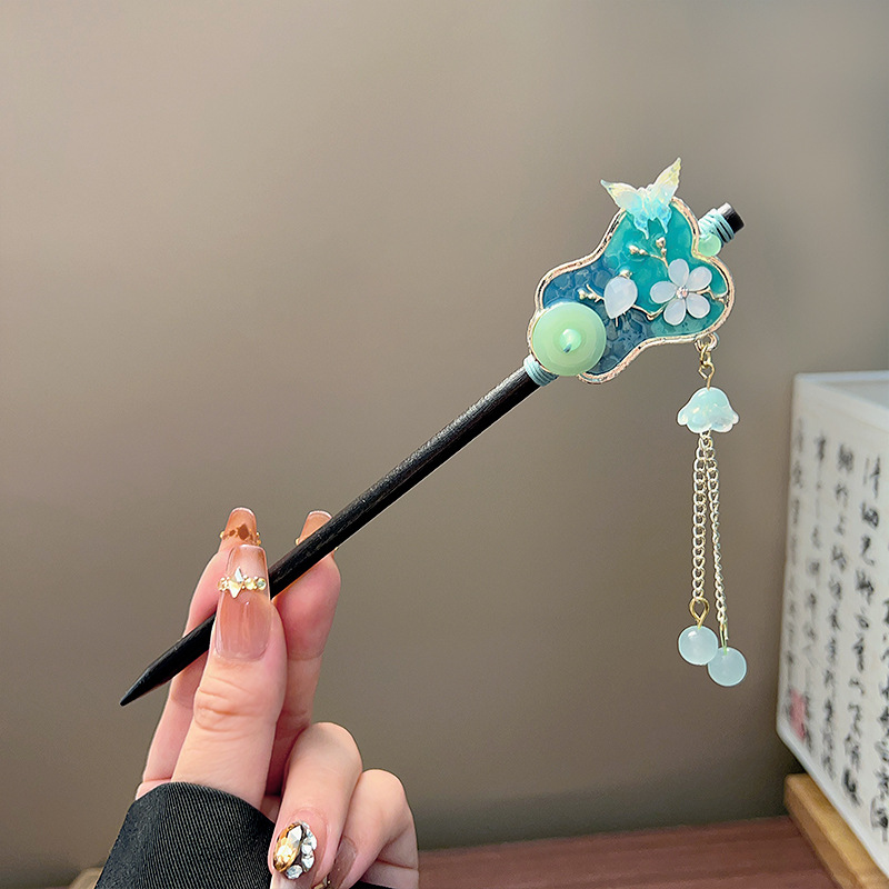Klasik Püskül Saç Tokası Siyah - Women'S Formal Accessories incelemesi ve fiyatı