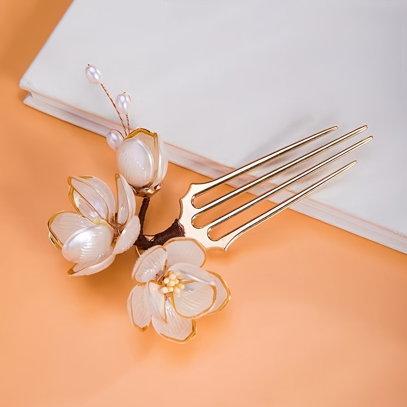 Çin tarzı kabuk manolya çiçek  - Women'S Formal Accessories incelemesi ve fiyatı